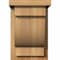 Ekena Millwork Alpine Rough Sawn Corbel w/Backplate, Western Red Cedar, 8"W x 8"D x 12"H COR08X08X12ALP01RWR - alternate 2